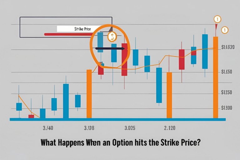 option hits strike price